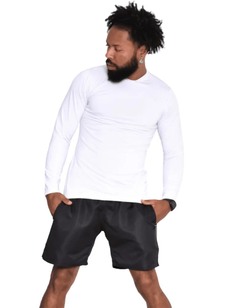 Camisa térmica masculina com proteção UV
