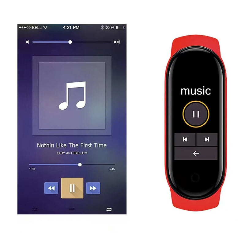 Relógio inteligente M6 Bluetooth Smartwatch